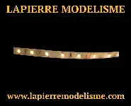 Ruban à LEDs blanc ton chaud 1m