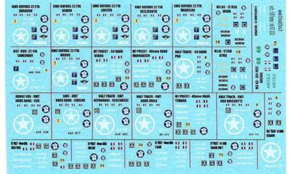 Planche de imatricuation 2eme DB