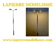 Lampadaire double à LED