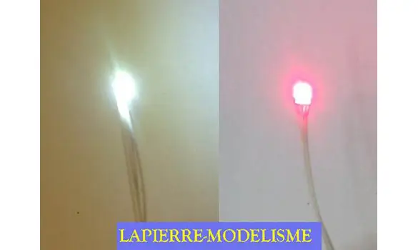 10 LEDs CMS 0605 blanc froid/rouge FE