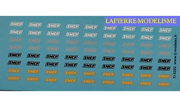 Logos SNCF encadrés