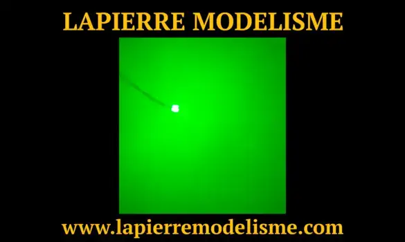 10 LEDs CMS 0603 verte fil émaillé