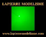 10 LEDs CMS 0603 verte fil émaillé