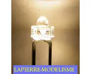 10 LEDs 1.8 mm blanc chaud