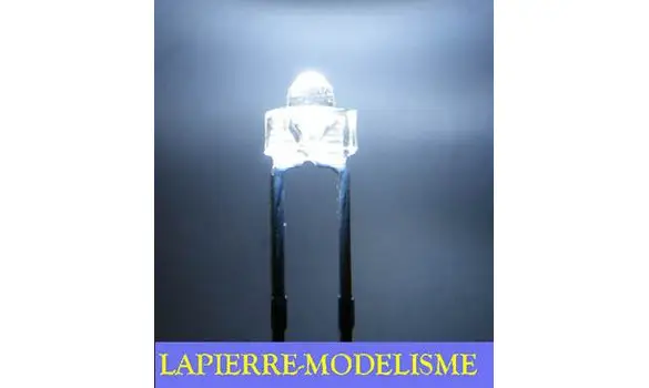 10 LEDs 1.8mm blanc froid