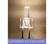 10 LEDs 2mm blanc chaud