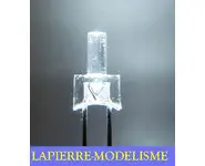 10 LEDs 2 mm blanc froid