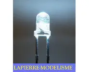 10 LEDs 3mm blanc froid