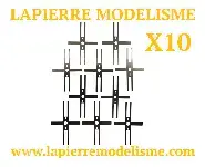 10 lamelles de contact