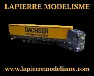 Semi remorque Dachser éclairé