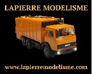 Camion poubelle Iveco orange