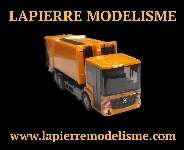 Camion poubelle Mercedes orange