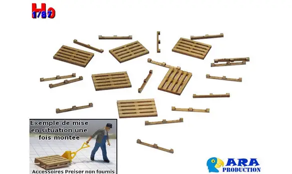 6 palettes SNCF à monter