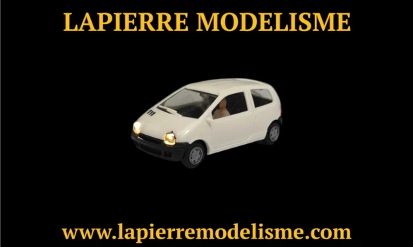 Twingo blanche éclairé