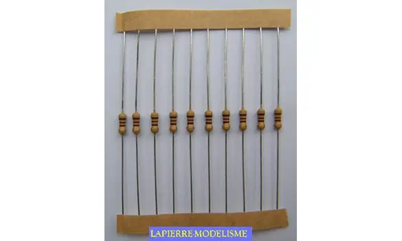 10 résistances 100 Ohms