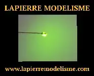 10 LEDs CMS 0603 jaune/vert fil émaillé