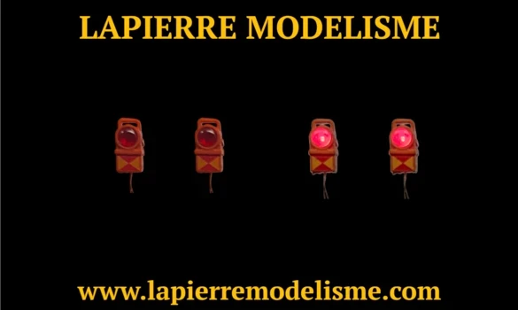 Lanternes éclairés époque 6 orange