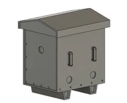 Lot de 2 caisses à piles