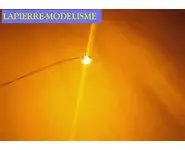 10 LEDs CMS 0805 orange fil émaillé