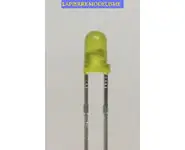 10 LEDs 3mm jaune clignotantes