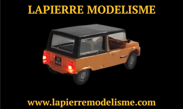 Mehari orange éclairé