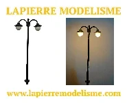 Lampadaire double à LED