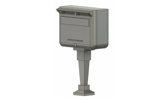 Boite aux lettres sur pied