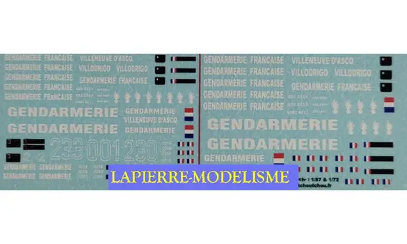 VAB gendarmerie du liban 1/87eme et 1/72
