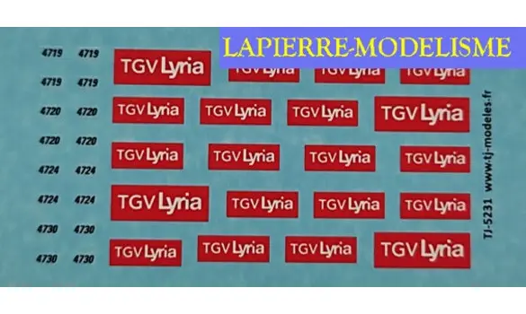 Logos TGV Lyria