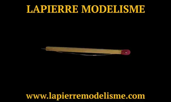 10 LEDs CMS 0201 rouge fil émaillé