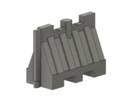 Lot de 4 séparateurs de voie