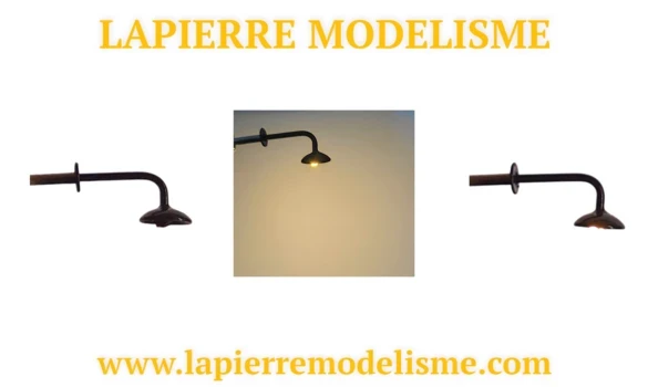 Lampadaire mural noir