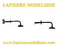 Lampadaire mural noir