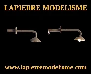 Lampadaire mural gris