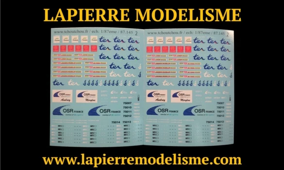 TER et OSR FRANCE 1/87eme