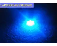 10 LEDs CMS 0402 bleue fil émaillé