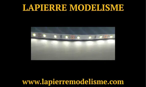 Ruban à LEDs blanc froid 5m