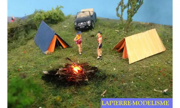 10 LEDs imitation flamme orange