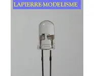 10 LEDs imitation flamme orange