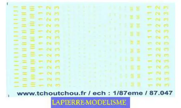 Classe voitures voyageurs et autorails