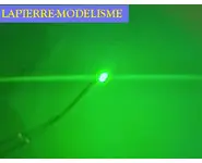 10 LEDs CMS 0401 verte fil émaillé