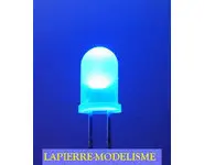10 LEDs 5mm bleue