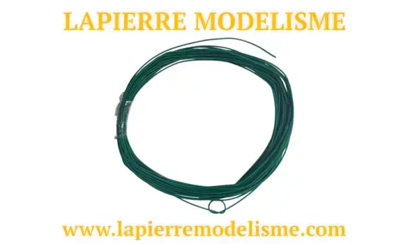Fil AWG30 vert 10m