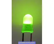 10 LEDs 3mm verte