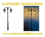 Lampadaire double à LED