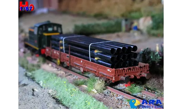 Chargement de 15 tubes noirs HO