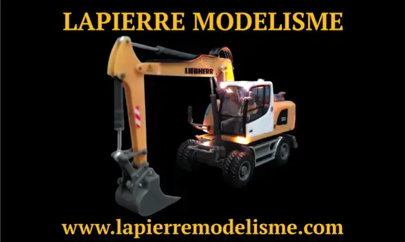 Pelle Liebherr éclairé