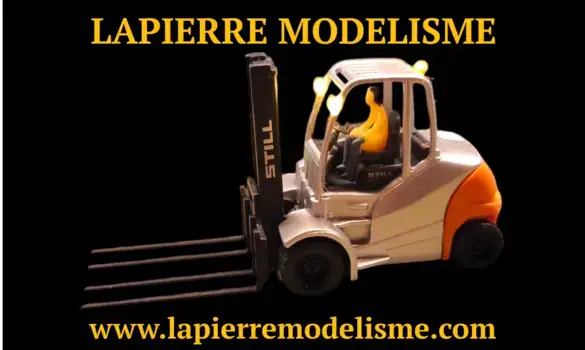 Chariot élévateur éclairé