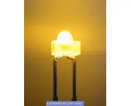 10 LEDs 1.8mm jaune clignotantes