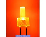 10 LEDs 2mm orange clignotantes